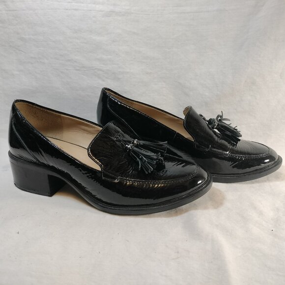 Naturalizer Black Patent Leather Loafers - Picture 4 of 9